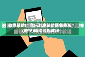 教程辅助!“微乐游戏辅助器免费版”(透视)辅助透视教程