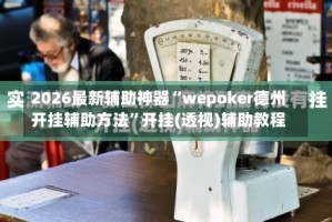 2026最新辅助神器“wepoker德州开挂辅助方法”开挂(透视)辅助教程