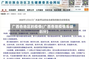 广西各地区的疫情(广西各地疫情等级划分)