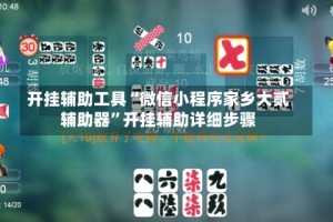 开挂辅助工具“微信小程序家乡大贰辅助器”开挂辅助详细步骤