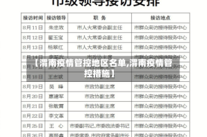 【渭南疫情管控地区名单,渭南疫情管控措施】