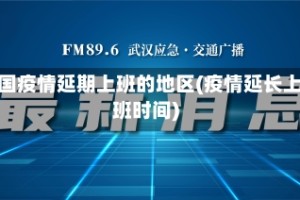 全国疫情延期上班的地区(疫情延长上班时间)