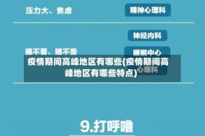 疫情期间高峰地区有哪些(疫情期间高峰地区有哪些特点)