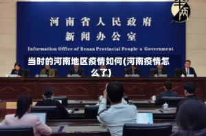 当时的河南地区疫情如何(河南疫情怎么了)