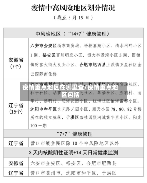 疫情重点地区在哪里查/疫情重点地区包括-第1张图片