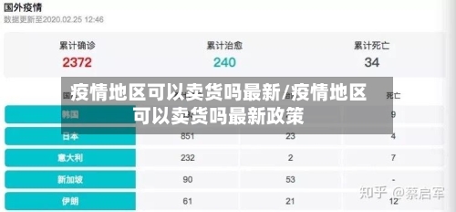 疫情地区可以卖货吗最新/疫情地区可以卖货吗最新政策-第3张图片