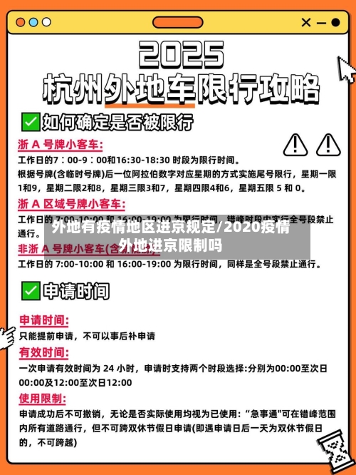 外地有疫情地区进京规定/2020疫情外地进京限制吗-第1张图片