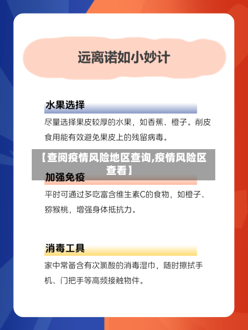 【查阅疫情风险地区查询,疫情风险区查看】-第1张图片