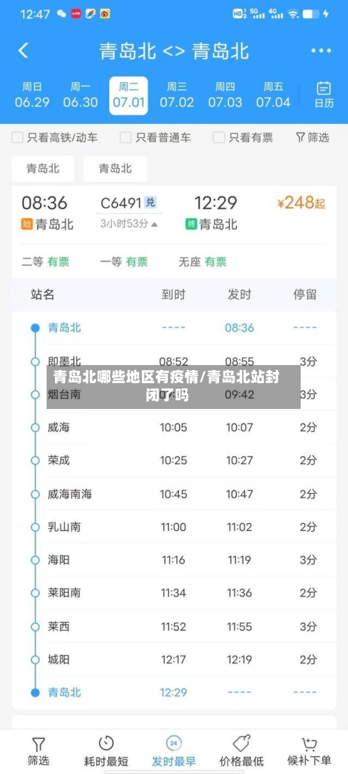 青岛北哪些地区有疫情/青岛北站封闭了吗-第1张图片