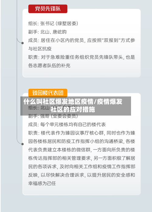 什么叫社区爆发地区疫情/疫情爆发社区的应对措施-第1张图片