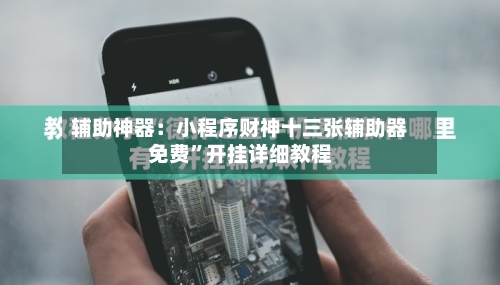 辅助神器：小程序财神十三张辅助器免费	”开挂详细教程-第1张图片