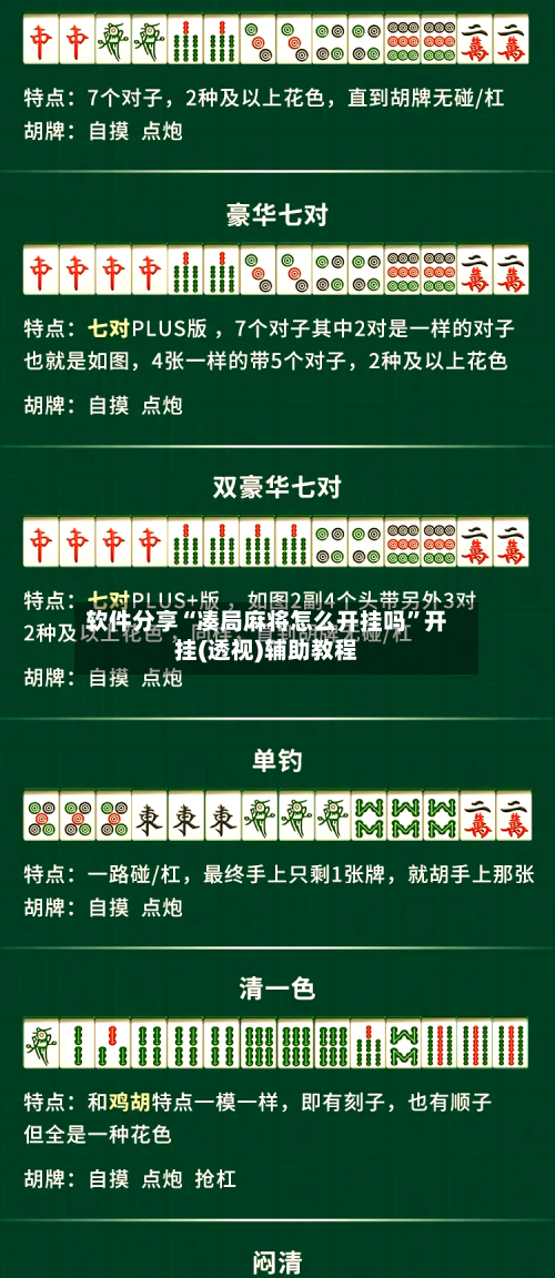 软件分享“凑局麻将怎么开挂吗”开挂(透视)辅助教程-第1张图片