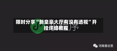 限时分享“新皇豪大厅有没有透视”开挂详细教程-第2张图片