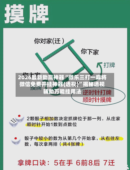 2026最新助赢神器“微乐三打一麻将微信免费开挂神器(透视)	”揭秘透视辅助万能挂用法-第1张图片