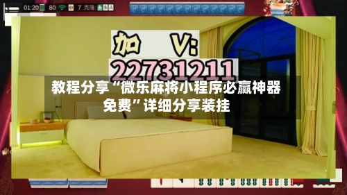 教程分享“微乐麻将小程序必赢神器免费”详细分享装挂-第3张图片