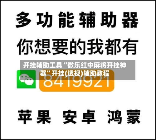 开挂辅助工具“微乐红中麻将开挂神器	”开挂(透视)辅助教程-第1张图片