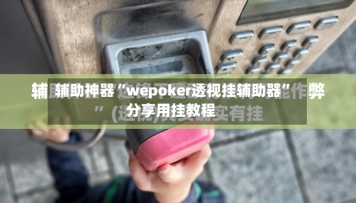 辅助神器“wepoker透视挂辅助器	”分享用挂教程-第2张图片