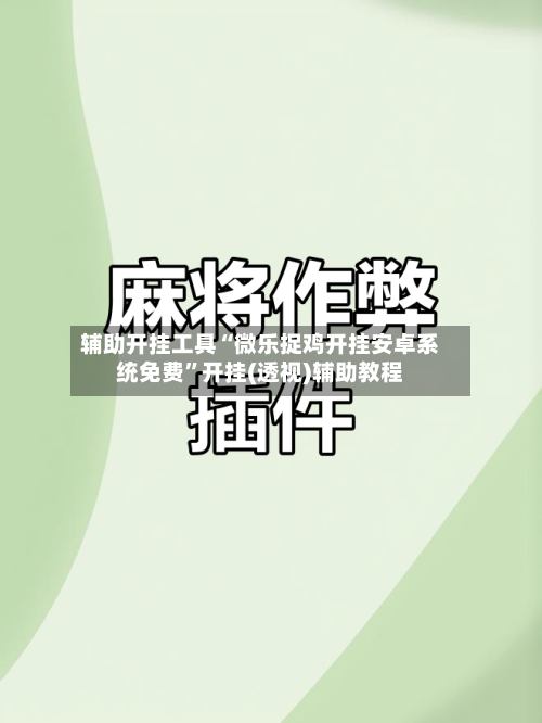 辅助开挂工具“微乐捉鸡开挂安卓系统免费	”开挂(透视)辅助教程-第1张图片