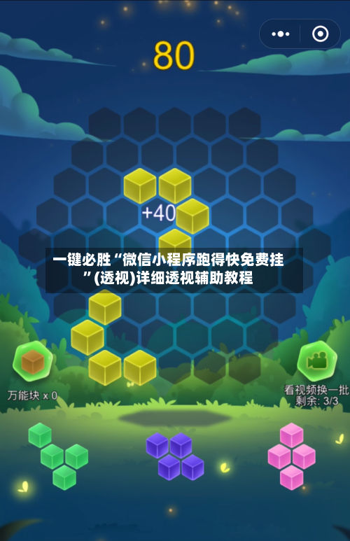 一键必胜“微信小程序跑得快免费挂”(透视)详细透视辅助教程-第2张图片