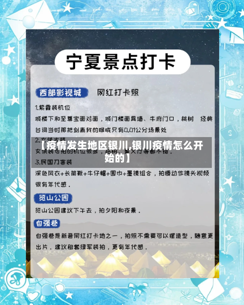 【疫情发生地区银川,银川疫情怎么开始的】-第3张图片