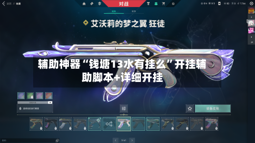 辅助神器“钱塘13水有挂么”开挂辅助脚本+详细开挂-第3张图片