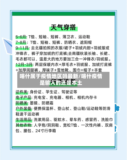 喀什属于疫情地区吗最新/喀什疫情是输入的还是本土-第1张图片