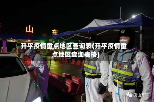 开平疫情重点地区查询表(开平疫情重点地区查询表格)-第2张图片