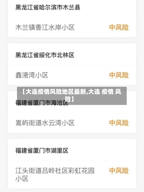 【大连疫情风险地区最新,大连 疫情 风险】-第2张图片