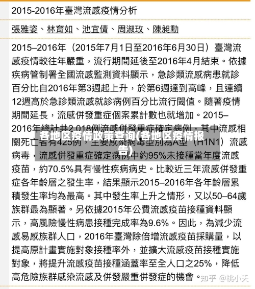 各地区疫情政策查询(各地区疫情报告)-第1张图片