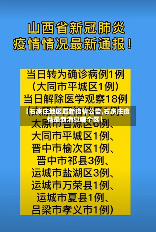 【石家庄地区最新疫情公告,石家庄疫情最新消息哪个区】-第2张图片