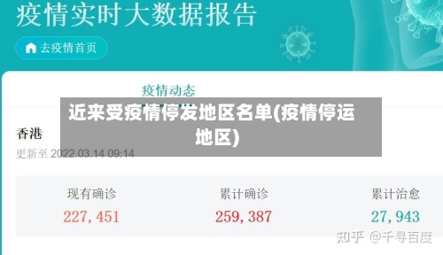 近来受疫情停发地区名单(疫情停运地区)-第1张图片