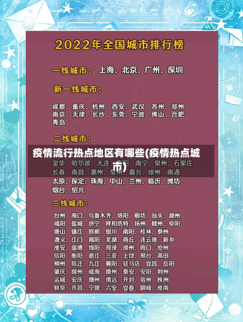 疫情流行热点地区有哪些(疫情热点城市)-第1张图片
