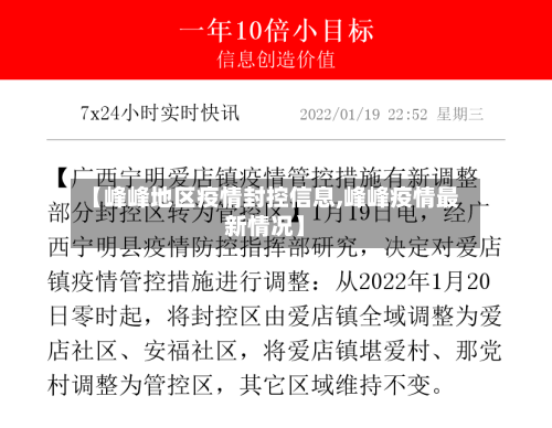 【峰峰地区疫情封控信息,峰峰疫情最新情况】-第1张图片